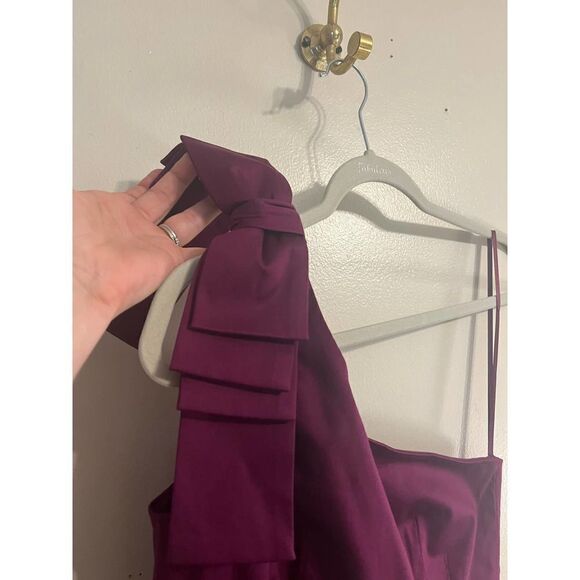 French Connection Bonny Purple One Strap Dress NWT Sz. 6 - Picture 3 of 8